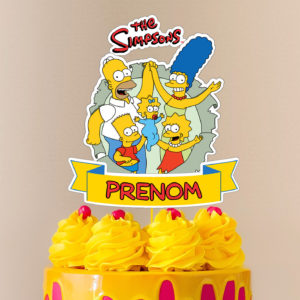 cake toppers les simpson