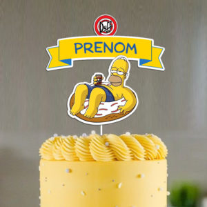 cake toppers simpsons