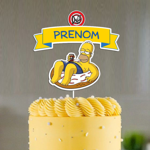 cake toppers simpsons