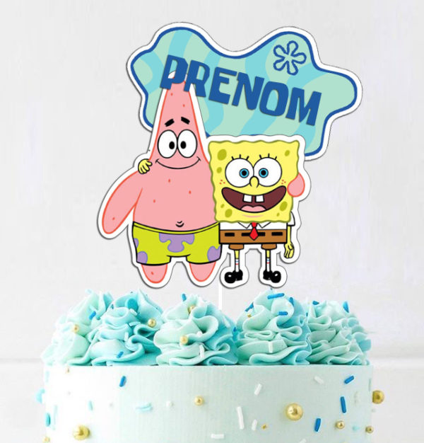 cake toppers bob l'éponge