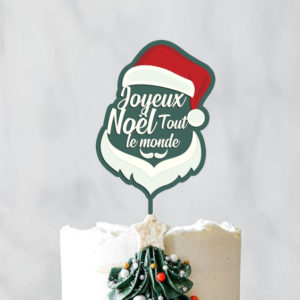 cake toppers joyeux noel