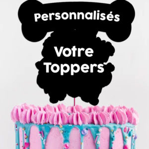 toppers acrylique personnalisé