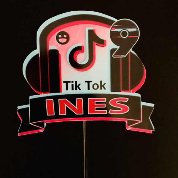 Toppers TikTok personnalisé