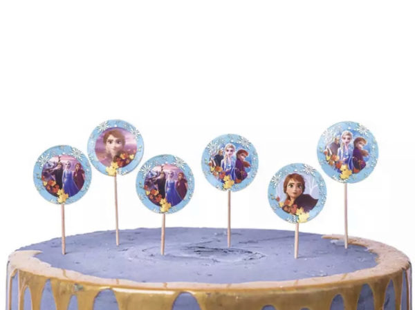 toppers cupcakes reine des neiges