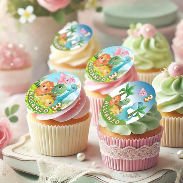 Disques Cupcakes Personnalisés