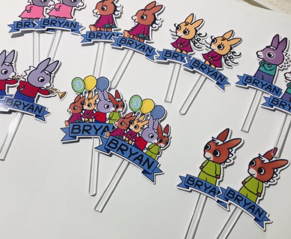 Kit 10 pailles et 12 mini toppers TROTRO – Image 3