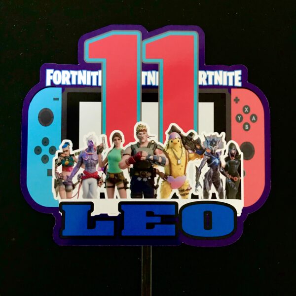 Toppers Fortnite Switch personnalisé
