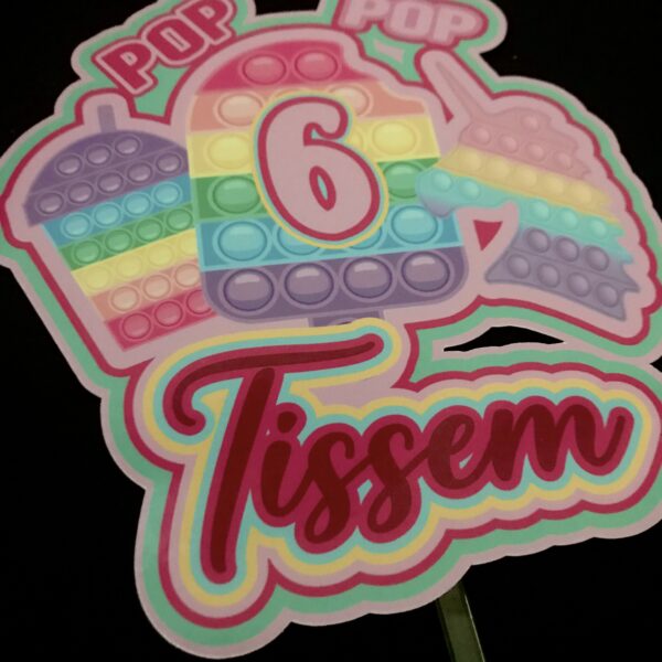 Toppers Pop It personnalisé – Image 3