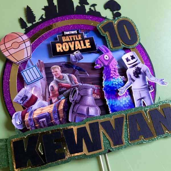 Toppers Fortnite 3D personnalisé – Image 6