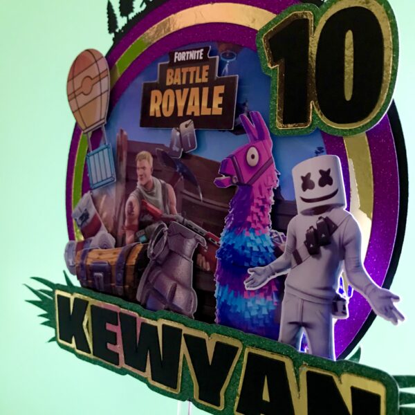 Toppers Fortnite 3D personnalisé – Image 5