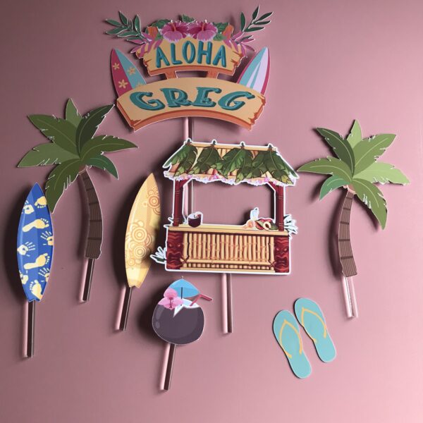 Kit Toppers Plage personnalisé – Image 4
