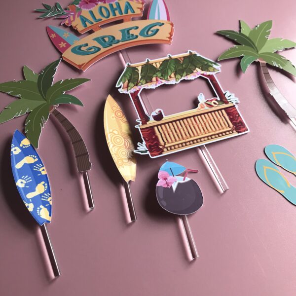 Kit Toppers Plage personnalisé – Image 3