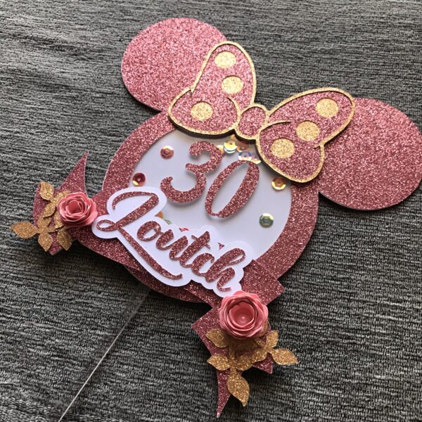 Toppers Minnie Stars 3D personnalisé