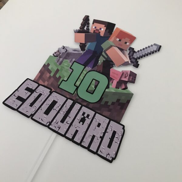 Toppers Minecraft  personnalisé – Image 3