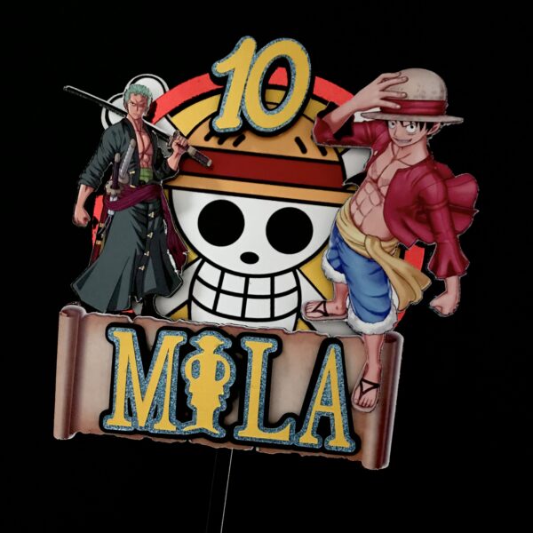 Toppers One Piece 3D personnalisé