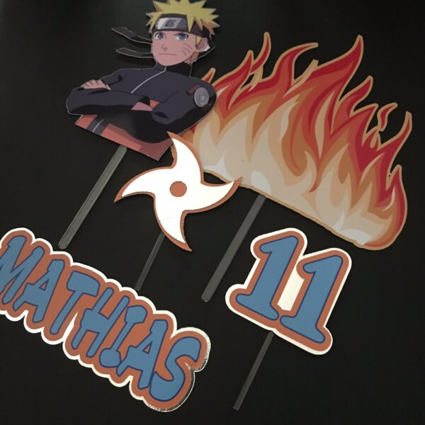 Kit Toppers Naruto Blue personnalisé – Image 2