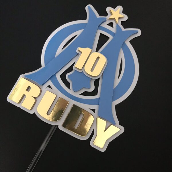 Toppers Olympique Marseille OM personnalisé – Image 4