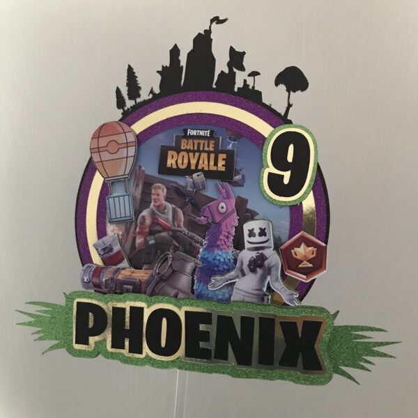 Toppers Fortnite 3D personnalisé – Image 4