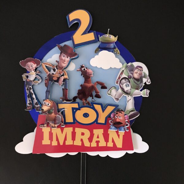 Toppers Toy Story 3D personnalisé