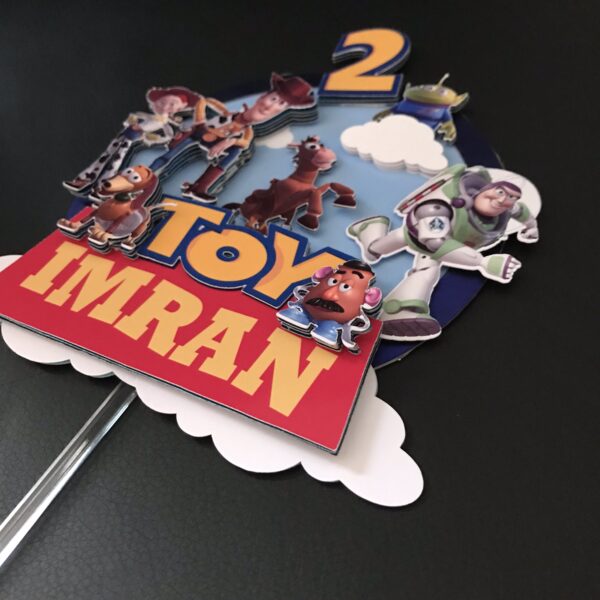 Toppers Toy Story 3D personnalisé – Image 2