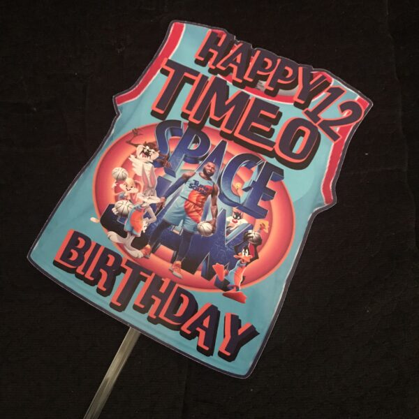 Toppers Space Jam personnalisé – Image 2
