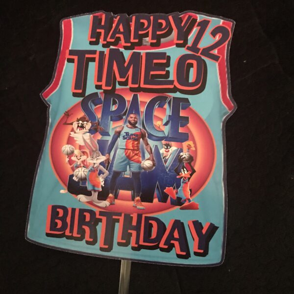 Toppers Space Jam personnalisé