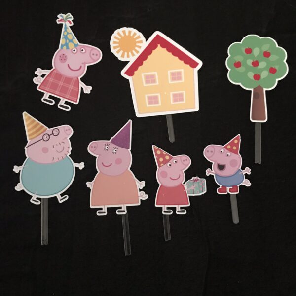 Kit Toppers Peppa Pig personnalisé