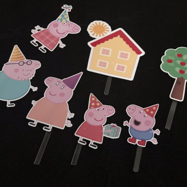 Kit Toppers Peppa Pig personnalisé – Image 3