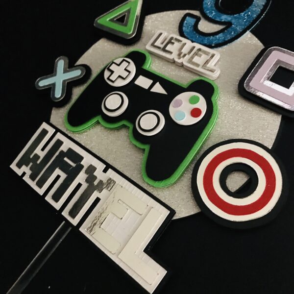 Toppers Playstation Gamer 3D personnalisé – Image 2