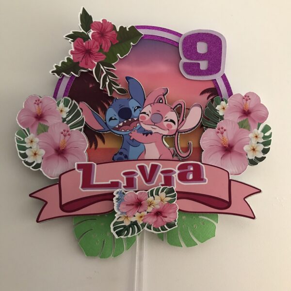 Toppers Stitch 3D personnalisé