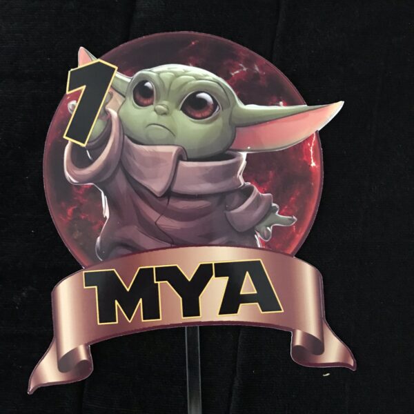 Toppers Yoda personnalisé
