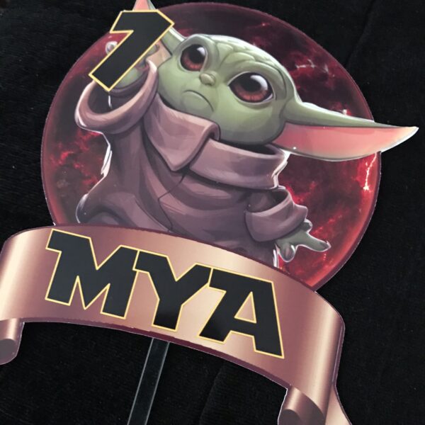 Toppers Yoda personnalisé – Image 2