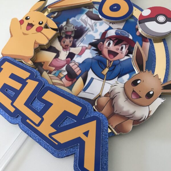 Toppers Pokemon 3D personnalisé – Image 5