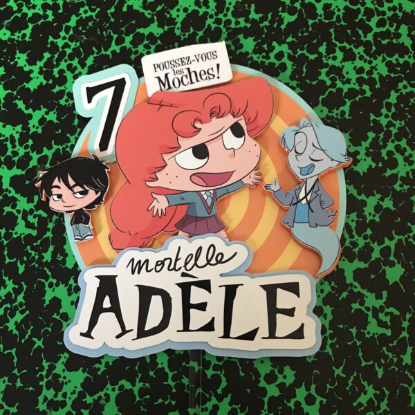 Toppers Mortelle Adele personnalisé – Image 3