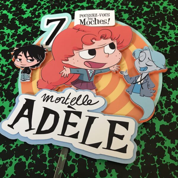 Toppers Mortelle Adele personnalisé
