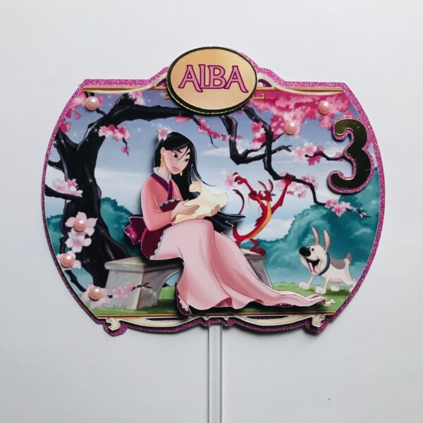 Toppers Mulan personnalisé – Image 3