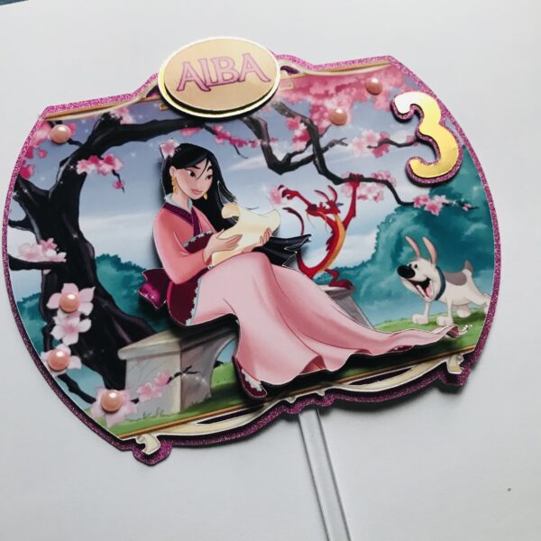 Toppers Mulan personnalisé