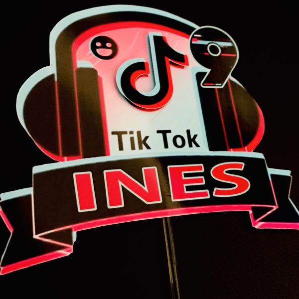 Toppers Tik Tok  3D personnalisé – Image 3