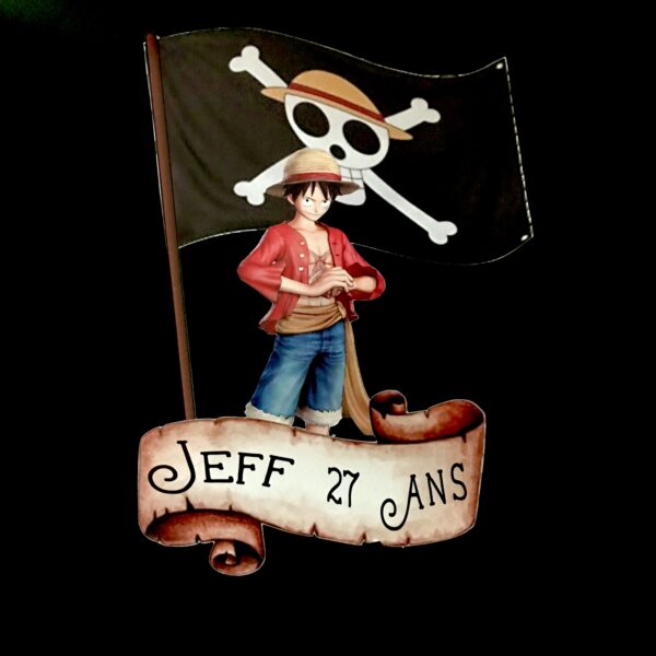 Toppers One Piece personnalisé