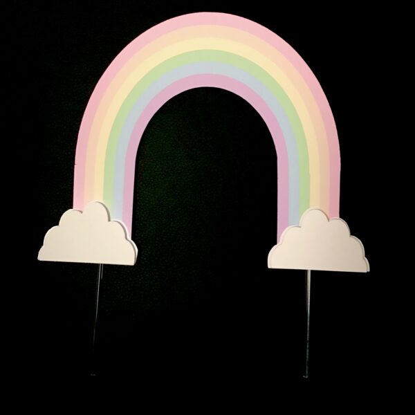 Toppers Arc En Ciel personnalisé
