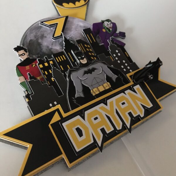 Toppers BATMAN city 3D personnalisé – Image 3