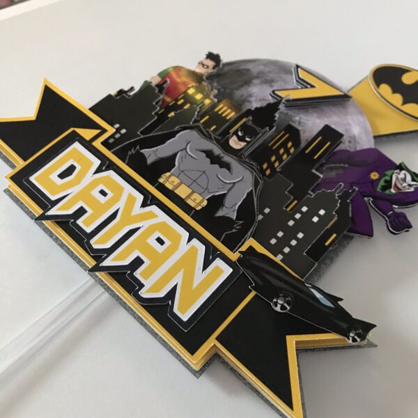Toppers BATMAN city 3D personnalisé – Image 2