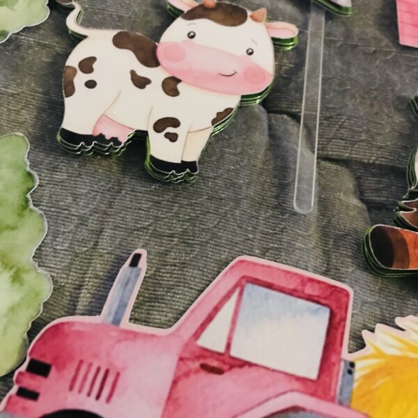 Kit Toppers FERME ANIMAUX  3D personnalisé – Image 7