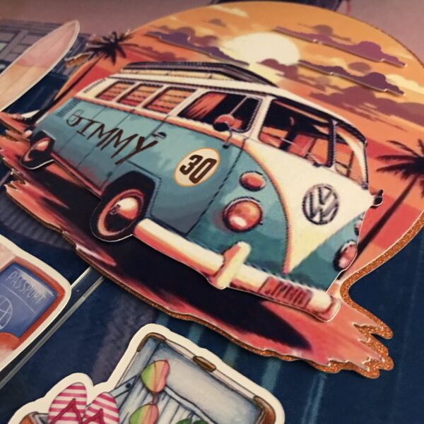 Kit Toppers Vacances VAN3D personnalisé – Image 3