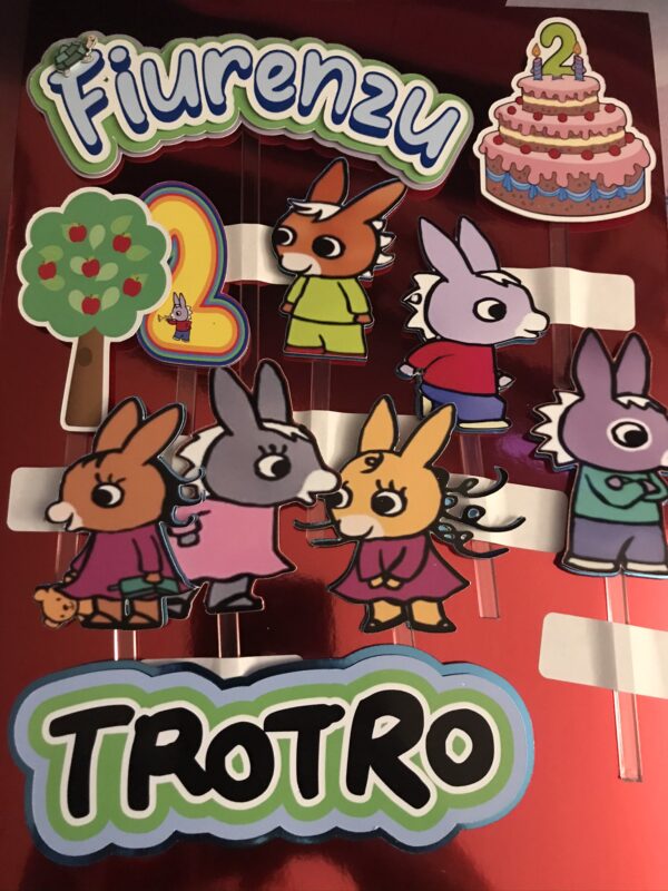 Kit Toppers TROTRO 3D personnalisé
