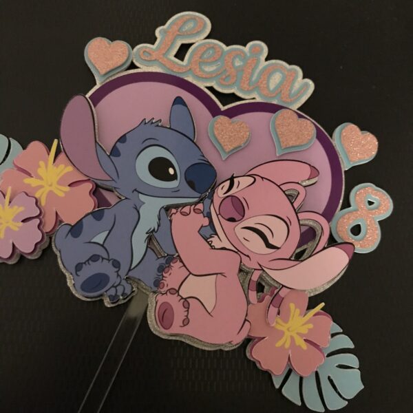 Toppers Stitch Angel  3D personnalisé – Image 3