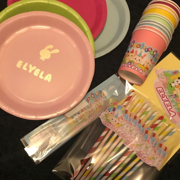 Kit anniversaire Titounis Girly personnalisé
