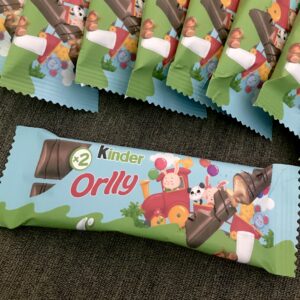 Kinder Bueno personnalisé selon votre thème