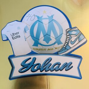Toppers O.M 3D personnalisé