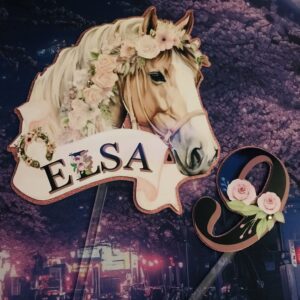 Toppers CHEVAL 3D personnalisé